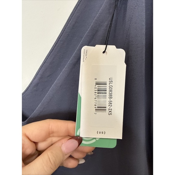 NEW UNIVERSAL STANDARD Wide Leg Jumpsuit Tencel Jemma Women 2XS Short Sleeve - Picture 6 of 8